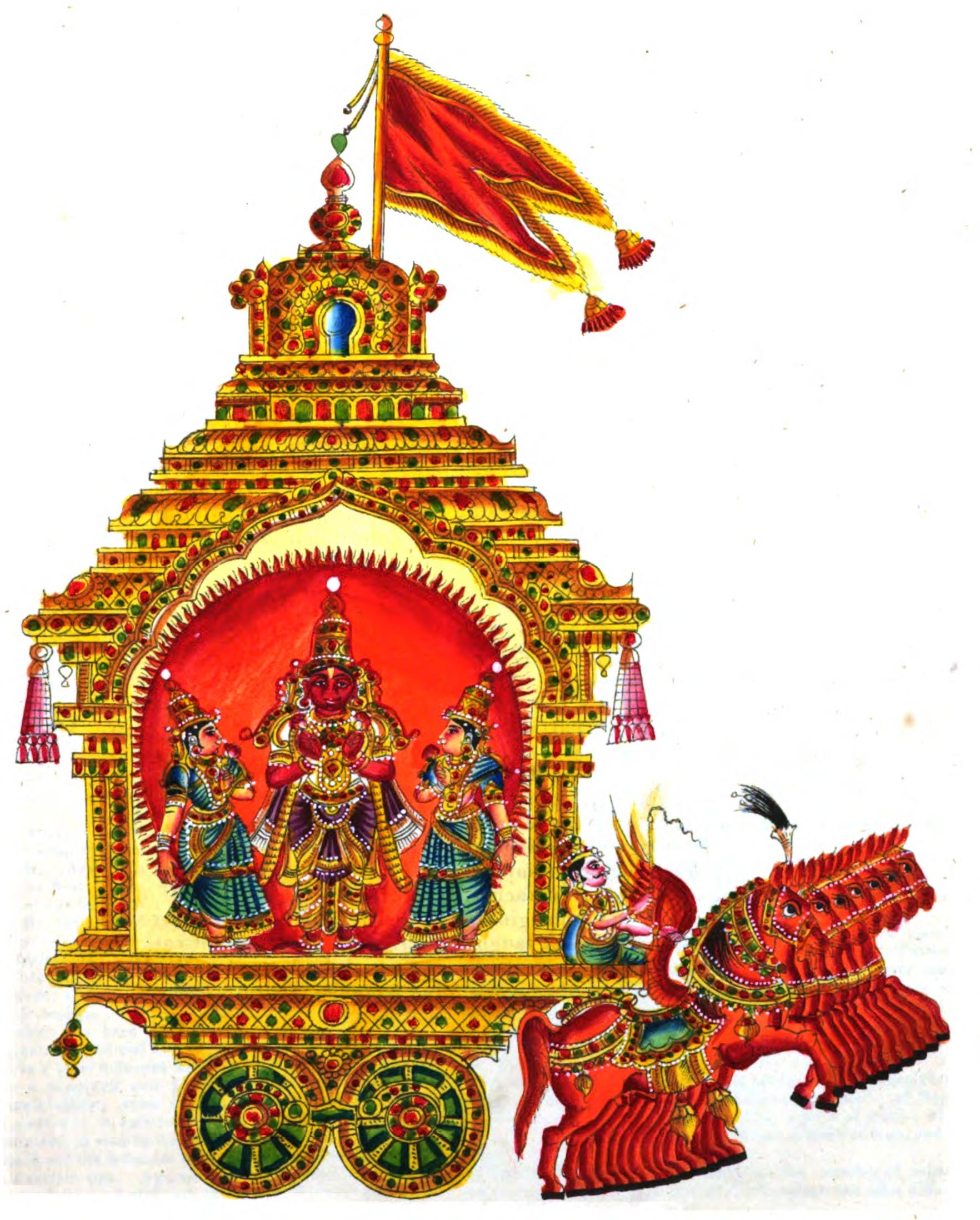 Surya in 7-horse golden chariot